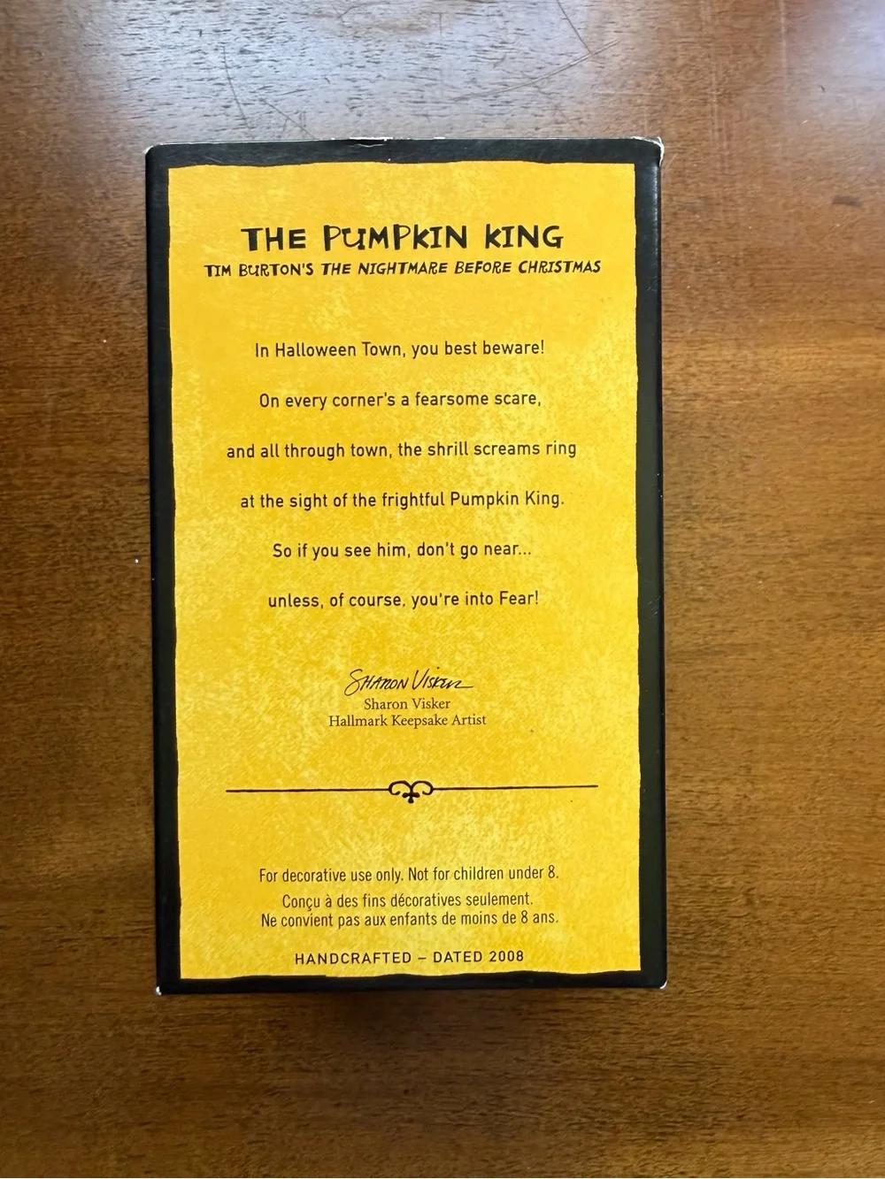 The Pumpkin King Ornament by Hallmark - 2008